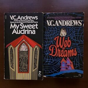 preowned used wear and tear V.C. Andrews 2 book bundle